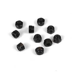 TEKNO RC LLC M3 Locknuts, Black (10) for Parts