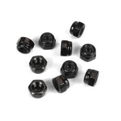 TEKNO RC LLC M4 Locknuts, Black (10) for Parts