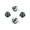 TEKNO RC LLC M4 Locknuts Aluminum Flanged Serrated, Black (4) for Parts -Tekno RC Online Shop TKR1213 A0 OJKSBTIL