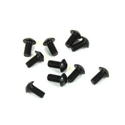 TEKNO RC LLC M3x6mm Button Head Screws, Black (10) for Parts