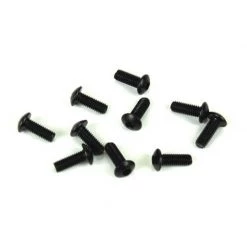 TEKNO RC LLC M3x8mm Button Head Screws, Black (10) for Parts