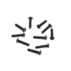 TEKNO RC LLC M3x14mm Button Head Screws, Black (10) for Parts
