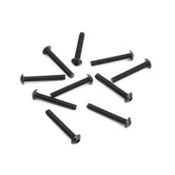 TEKNO RC LLC M3x20mm Button Head Screws, Black (10) for Parts