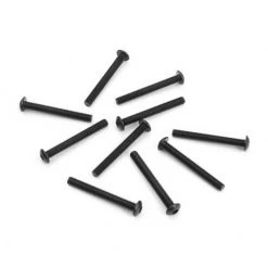 TEKNO RC LLC M3x25mm Button Head Screws, Black (10) for Parts
