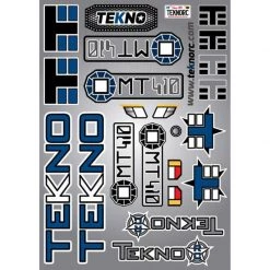 TEKNO RC LLC Decal Sheet: MT410 for Parts