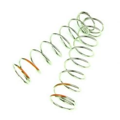 TEKNO RC LLC Shock Spring Set, 1.6x9.0T, 90mm, Orange, 4.80 lb/in (2) for Parts