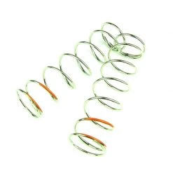 TEKNO RC LLC Shock Spring Set, 1.6x7.5T, 80mm, Orange, 6.11 lb/in (2) for Parts