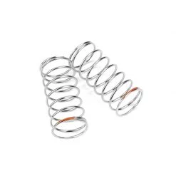 TEKNO RC LLC Shock Spring Set, Front, 1.3x8.13, 3.62lb/in, 45mm, Orange for Parts