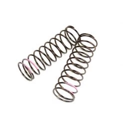TEKNO RC LLC LF Shock Spring Set, Front, 1.6x11.0, 75mm, Pink for Parts