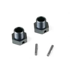 TEKNO RC LLC Wheel Hubs with Pins, +2mm offset, 17mm (2) for Parts